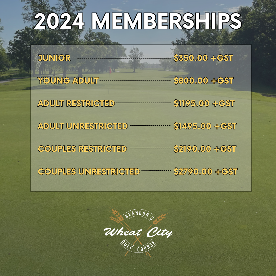 Membership | Wheat City Golf Course